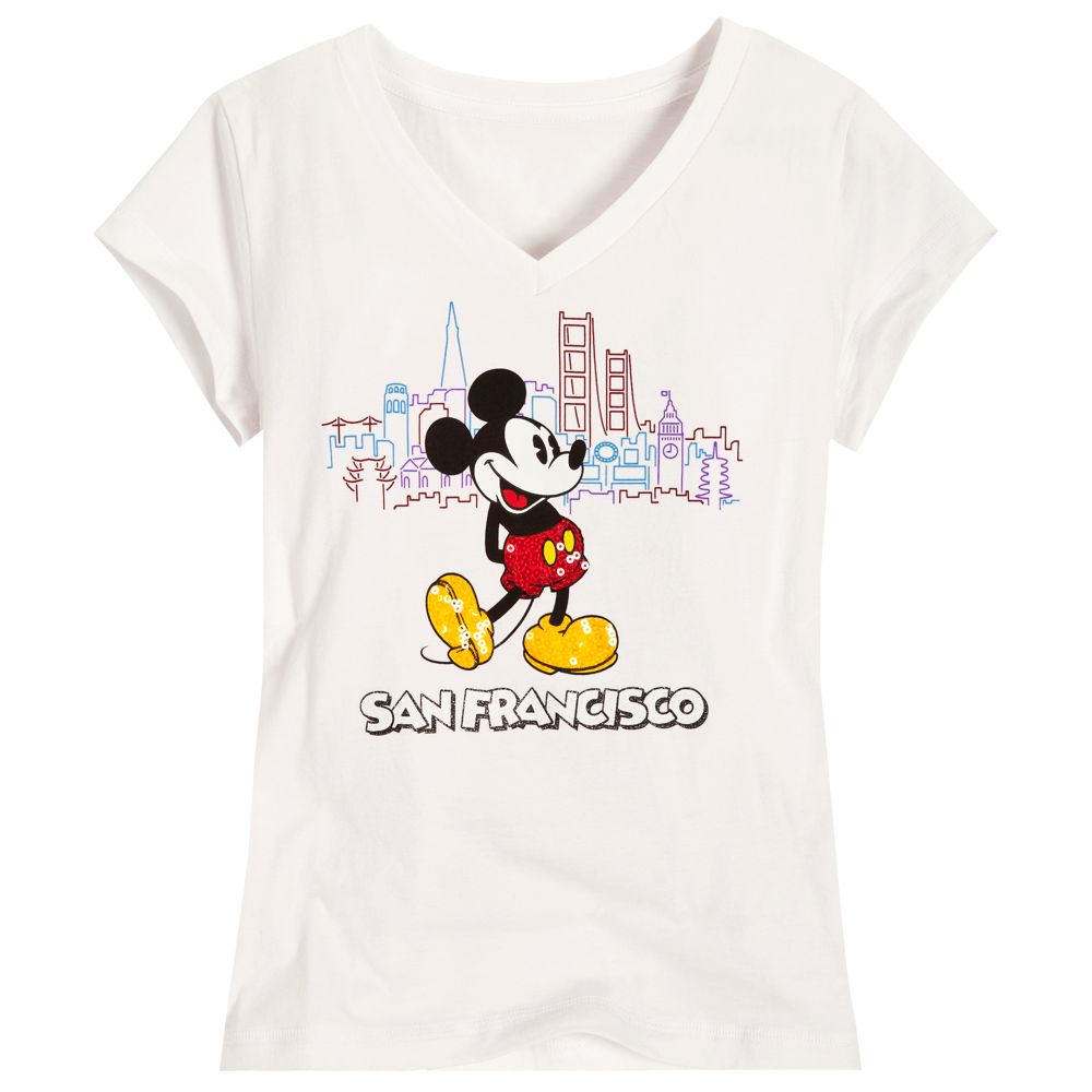 Mickey Mouse Tee for Girls - San Francisco