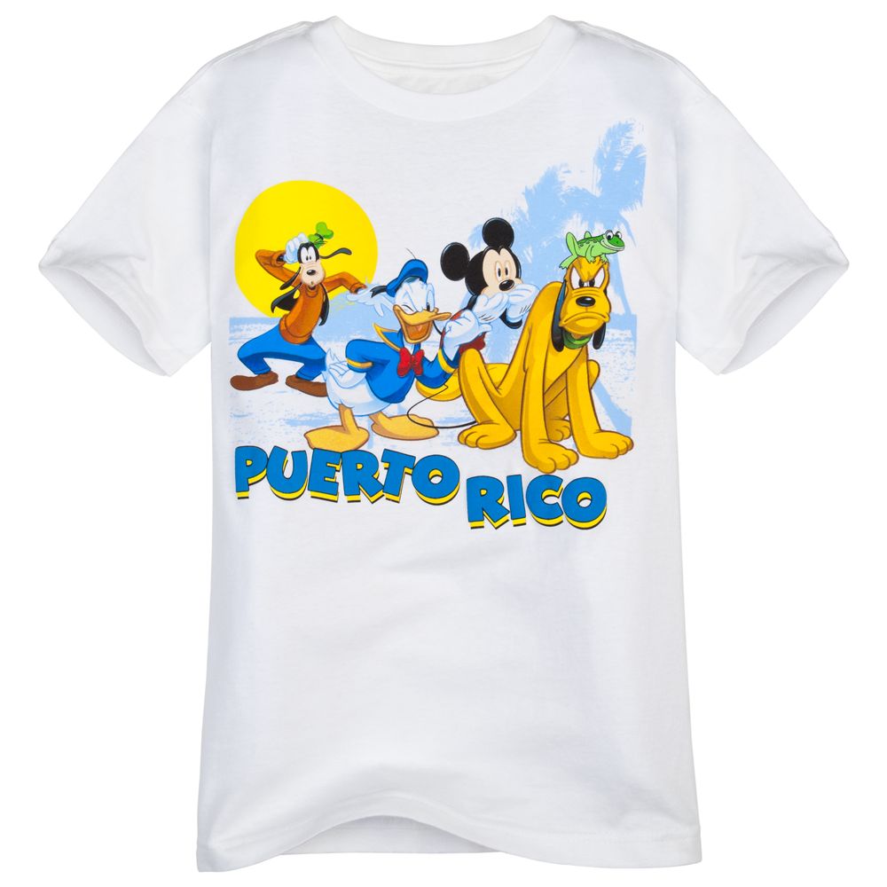 Puerto Rico Mickey Mouse And Friends Tee for Boys