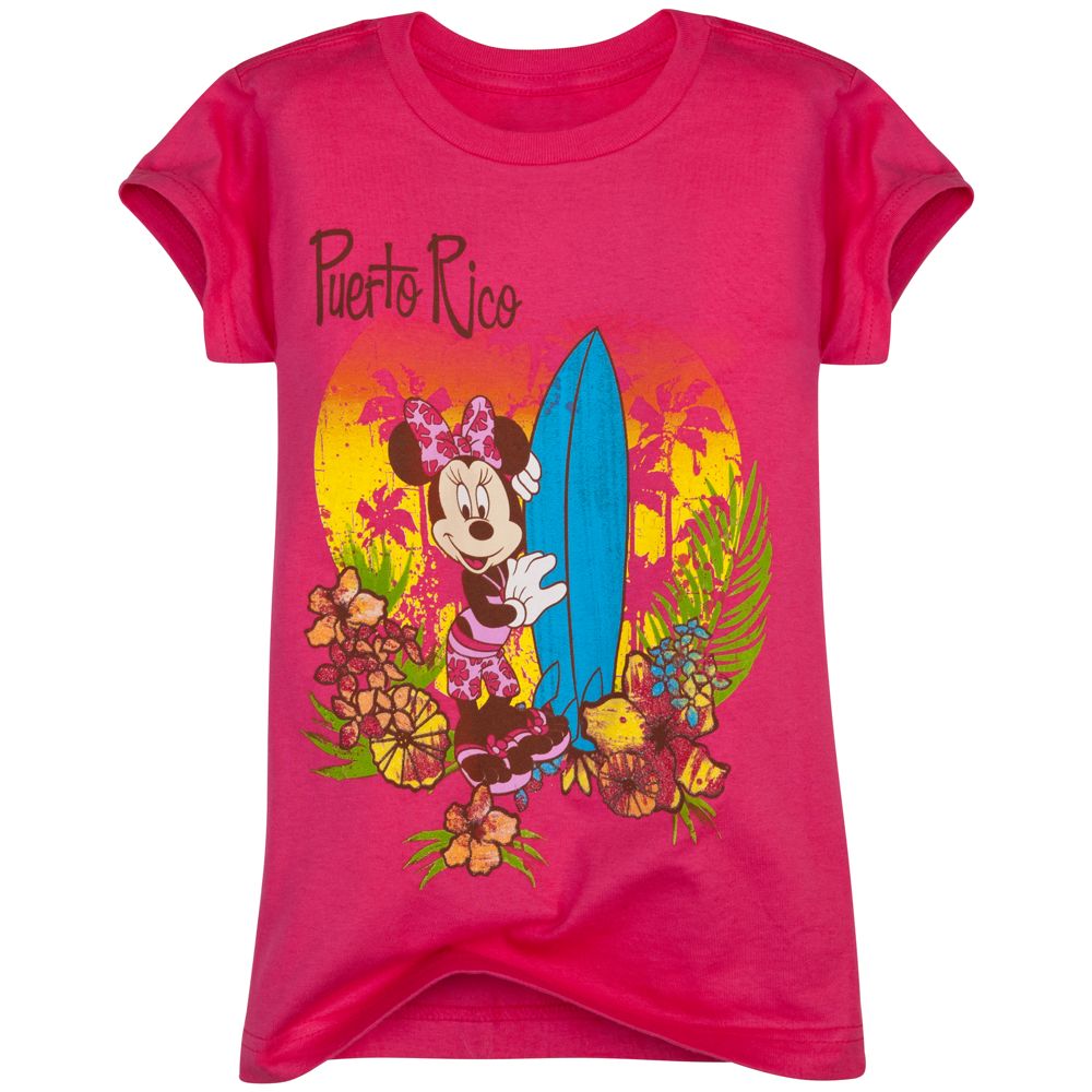 Puerto Rico Minnie Mouse Tee for Girls