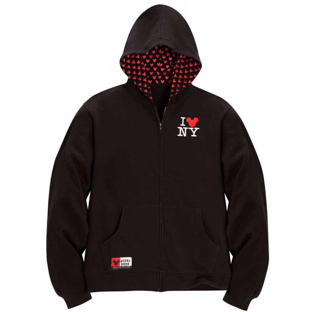 Zip Fleece I MICKEY NY Mickey Mouse Hoodie for Adults