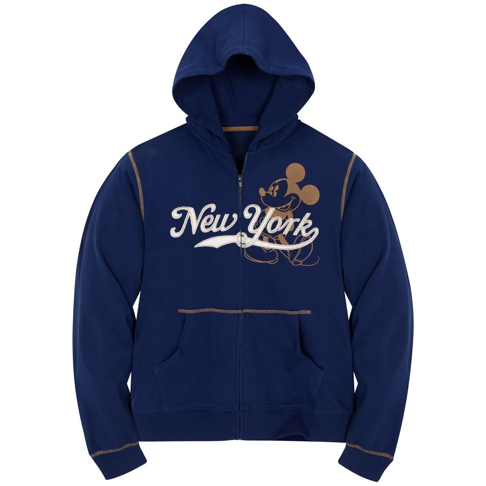 Fleece New York Mickey Mouse Hoodie for Men