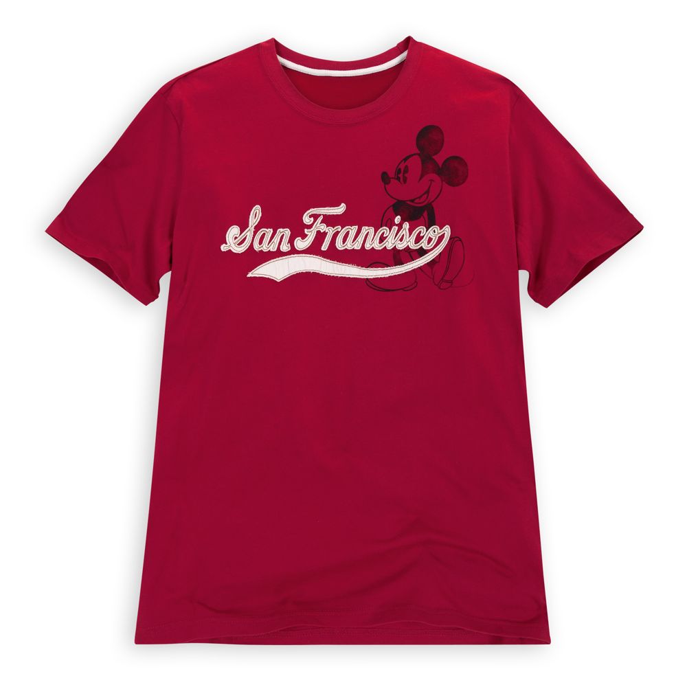 San Francisco Vintage-Style Mickey Mouse Tee for Men