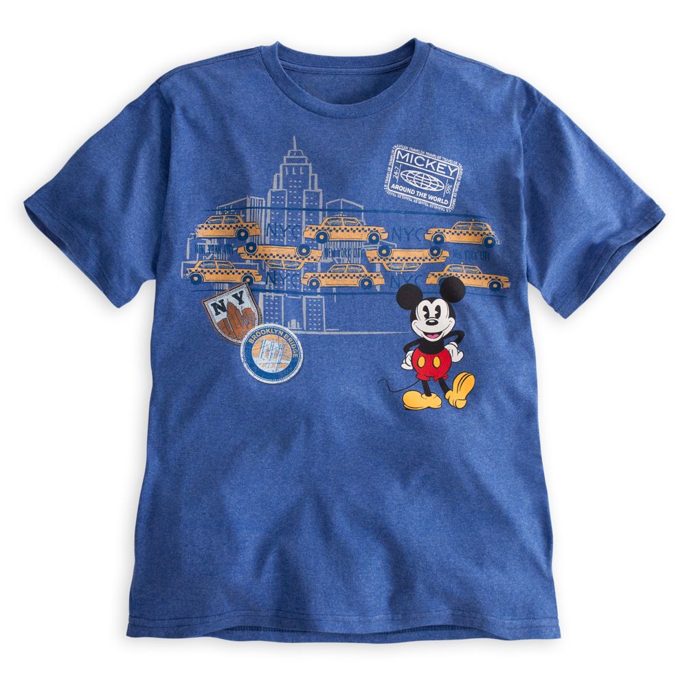 Mickey Mouse Around the World Tee for Men - New York City
