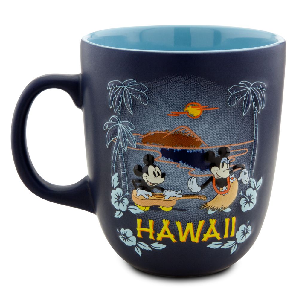 Hawaii Minnie and Mickey Mouse Mug
