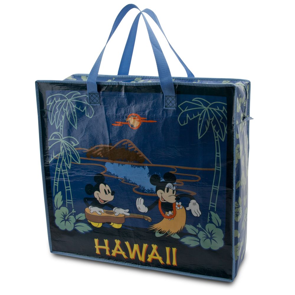 Minnie and Mickey Mouse Reusable Tote - Hawaii - Large