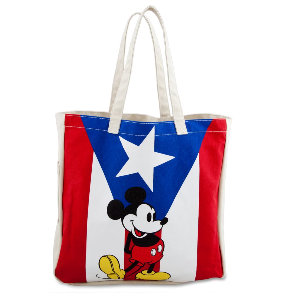 Canvas Puerto Rico Mickey Mouse Tote
