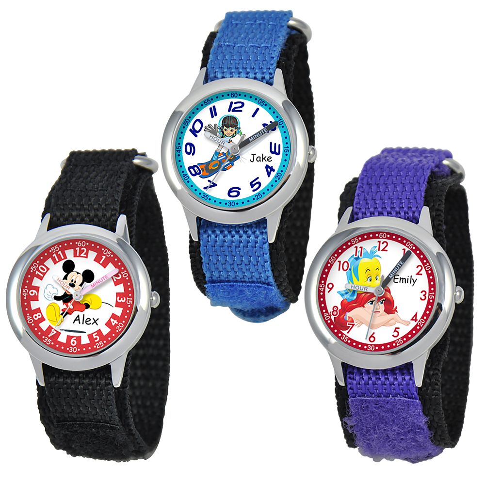 Customized Time Teacher Watch with Nylon Strap for Kids
