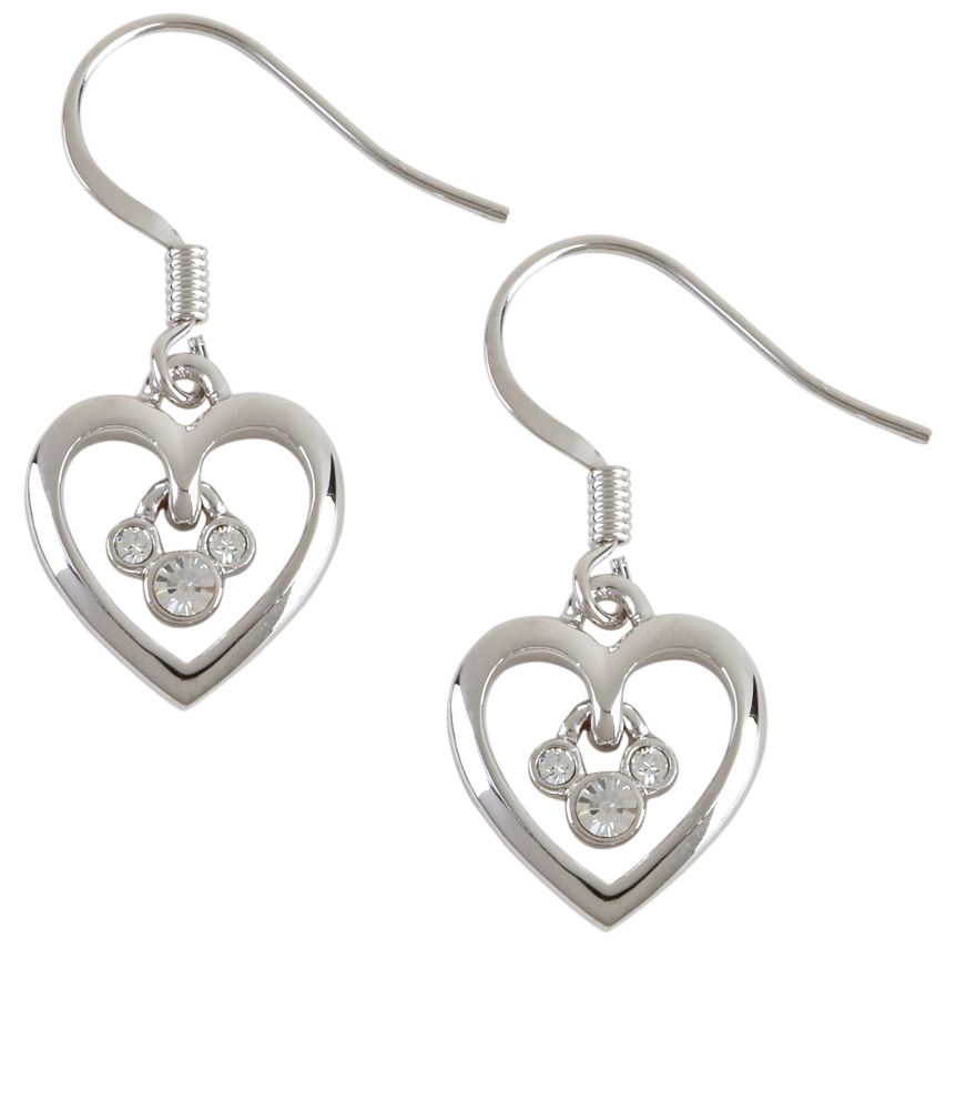Mickey Mouse Heart Earrings by Arribas