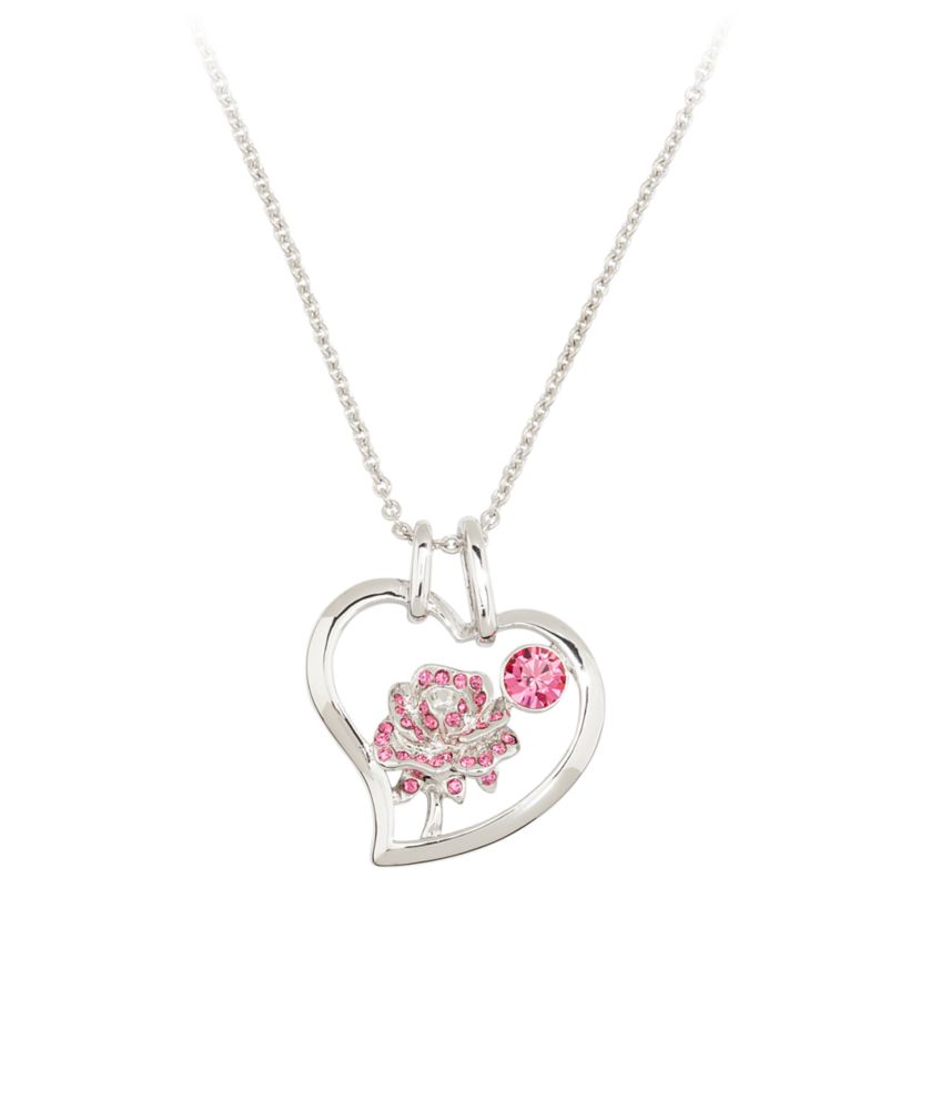 Crystal Rose Necklace by Arribas
