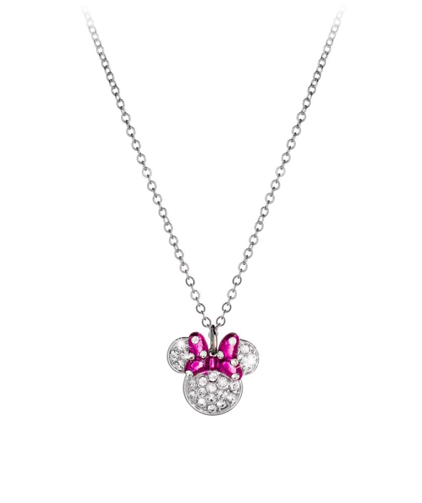 Minnie Mouse Icon Bow Necklace by Arribas