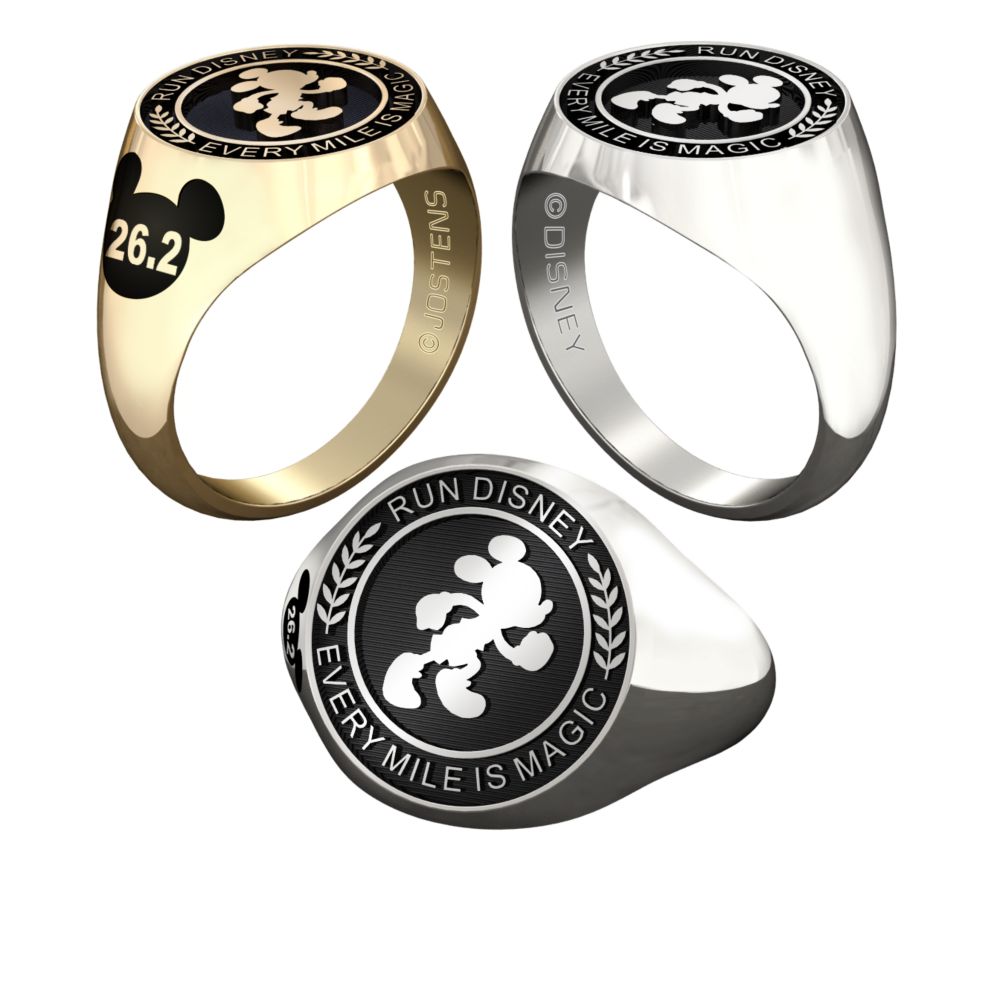Mickey Mouse RunDisney Ring for Men by Jostens - Personalizable