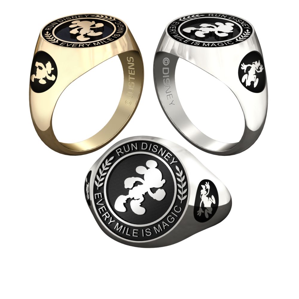 Mickey Mouse RunDisney Ring for Men by Jostens - Personalizable