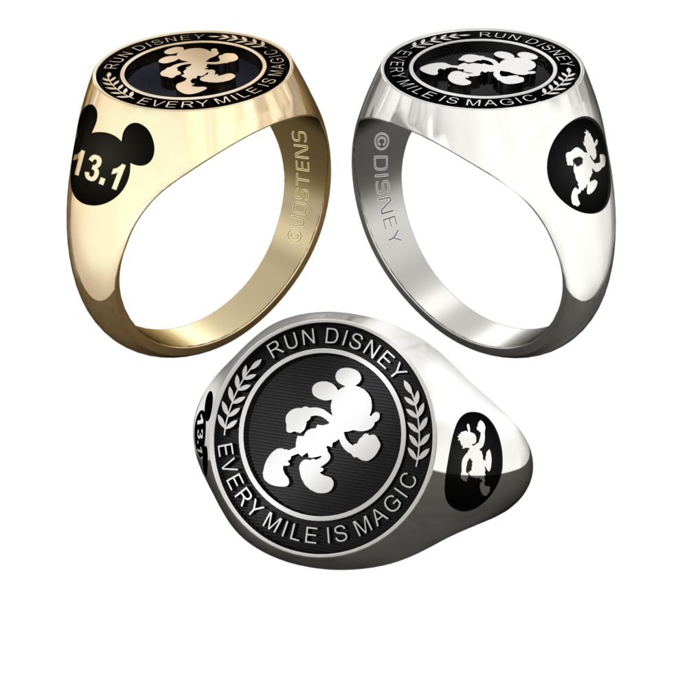 Mickey Mouse RunDisney Ring for Men by Jostens - Personalizable