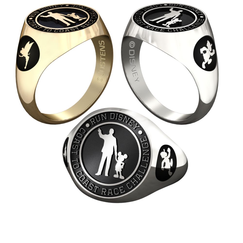 Donald Duck and Tinker Bell RunDisney Ring for Women by Jostens