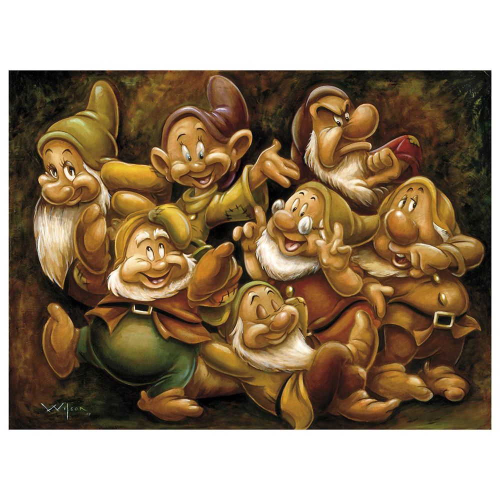 Seven Dwarfs Gicl&eacute;e by Darren Wilson