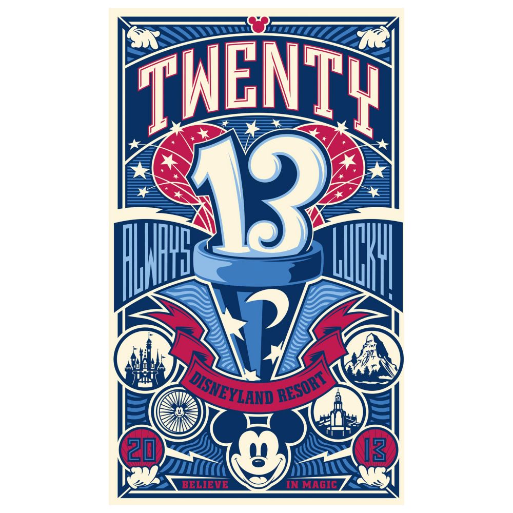Disneyland Gicl&eacute;e 	 - ''2013 Always Lucky''