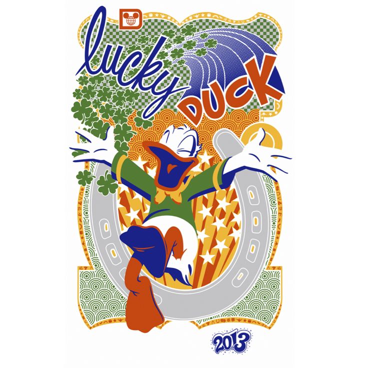 Donald Duck ''Lucky Duck'' Gicl&eacute;e - Walt Disney World