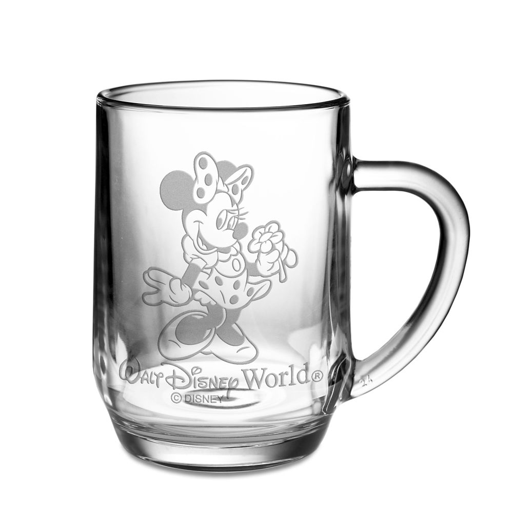 Personalizable Glass Minnie Mouse Mug by Arribas