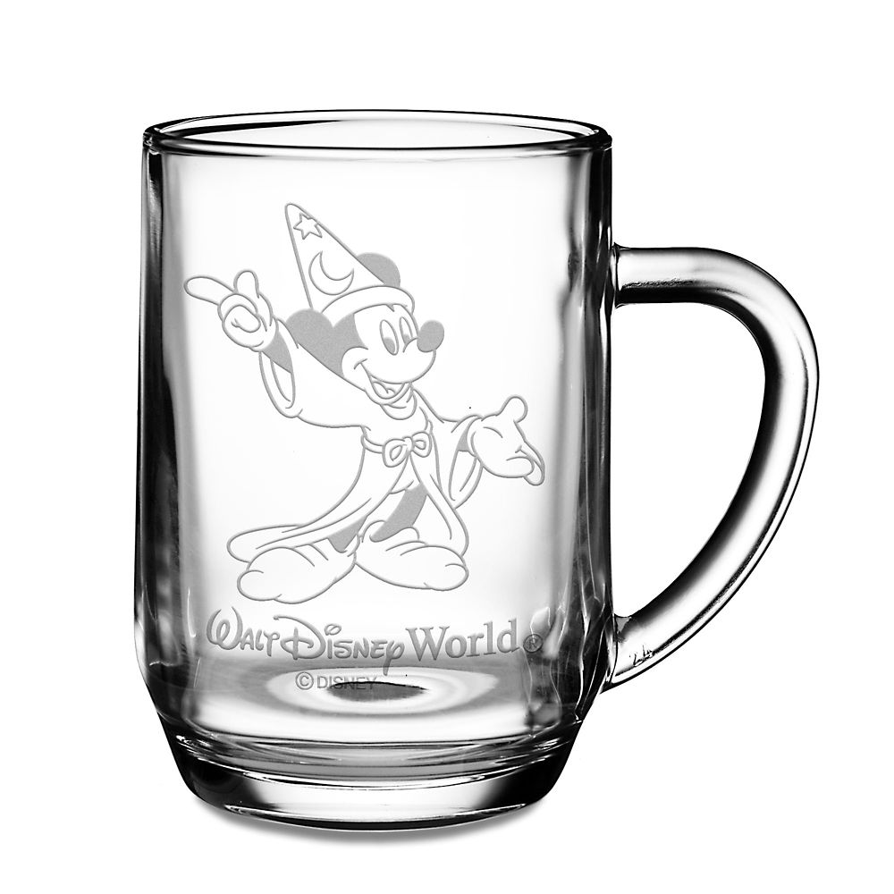 Personalizable Glass Sorcerer Mickey Mouse Mug by Arribas