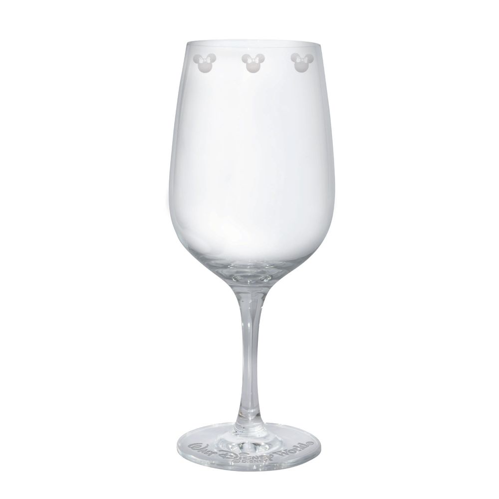 Minnie Mouse Icon Wine Glass by Arribas - Personalizable