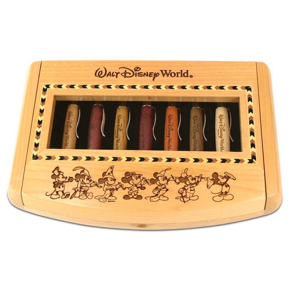Thru the Years Mickey Mouse Pen Set by Arribas - 7-Pc.