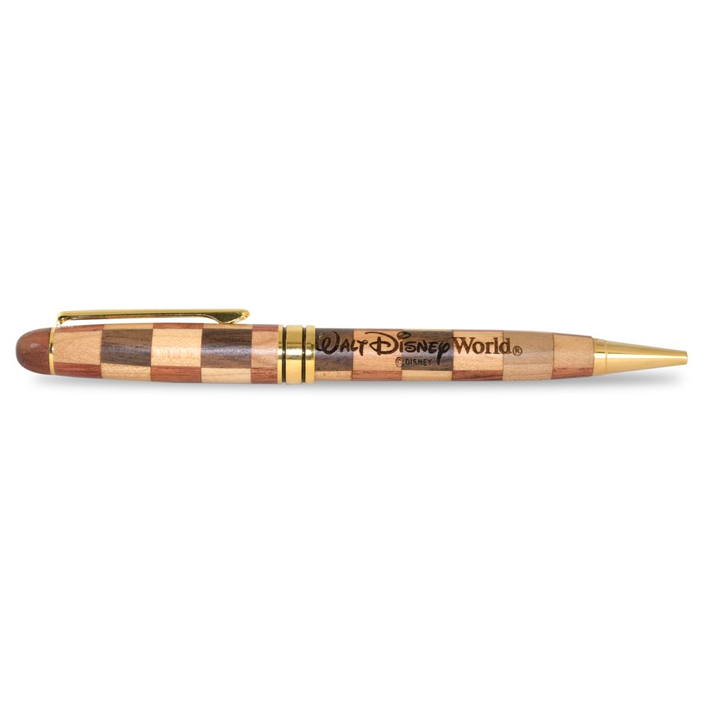 Walt Disney World Pen by Arribas - Checkered - Personalizable