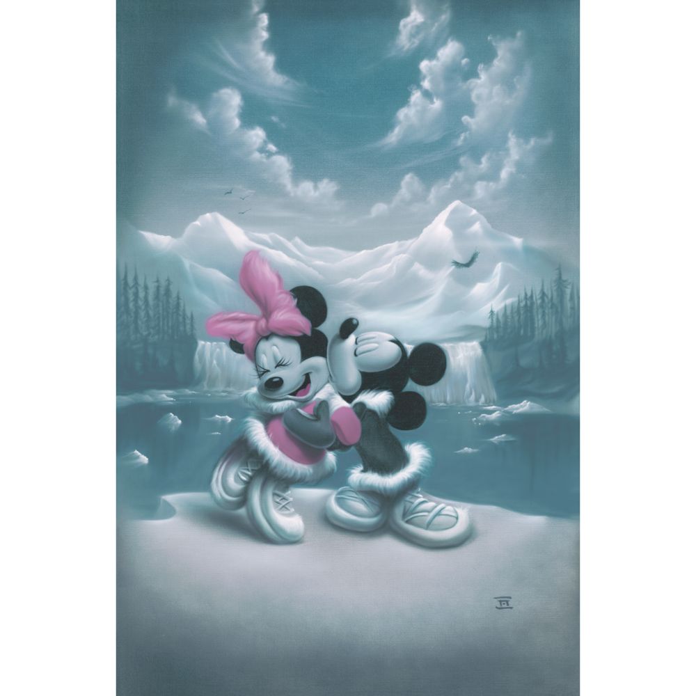 ''Alaska Adventure'' Minnie and Mickey Mouse Gicl&eacute;e by Noah