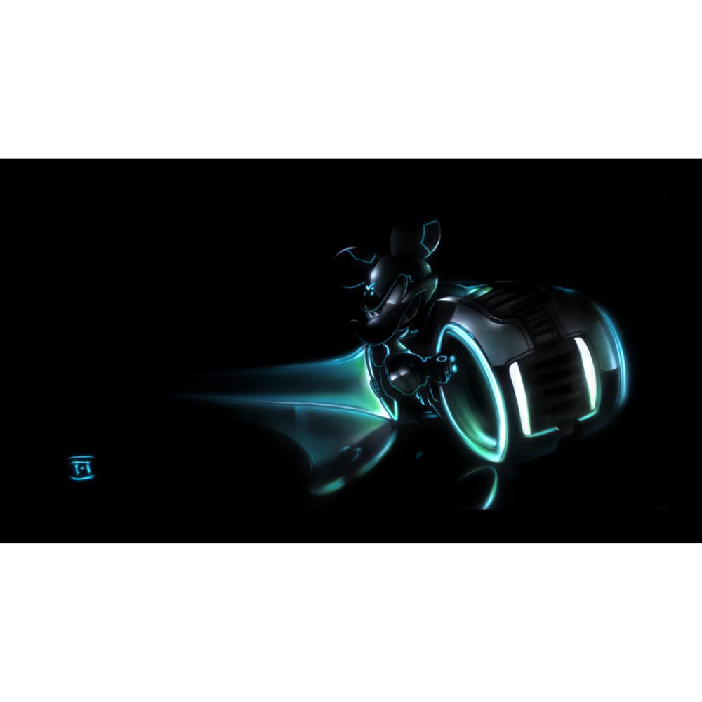 ''Mickey Light Cycle'' Gicl&eacute;e by Noah