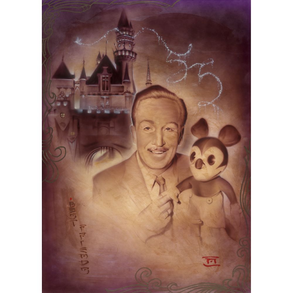 ''Walt and Mickey 55th'' Gicl&eacute;e by Noah