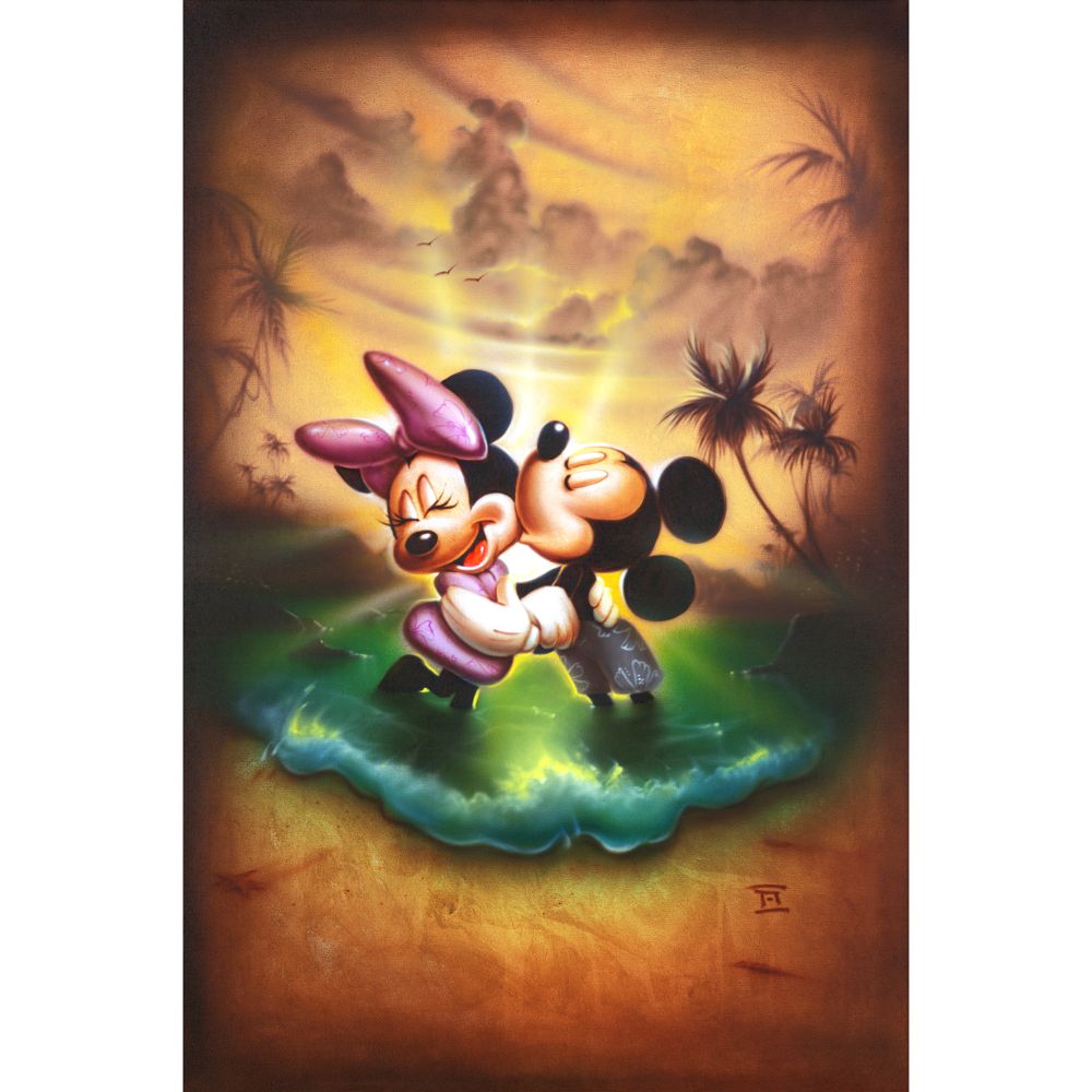 Minnie and Mickey Mouse ''Life With U Dream'' Gicl&eacute;e by Noah