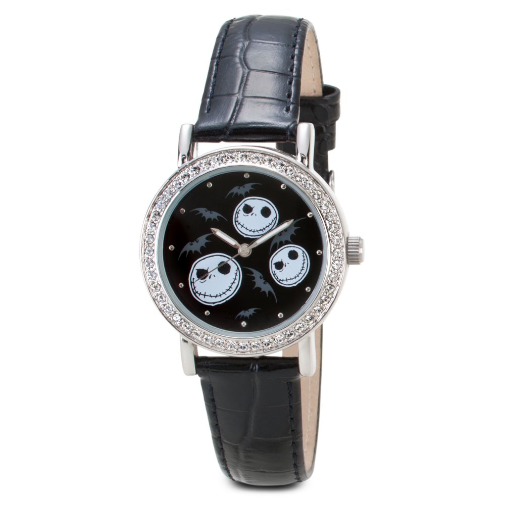 Rhinestone Jack Skellington Watch for Women