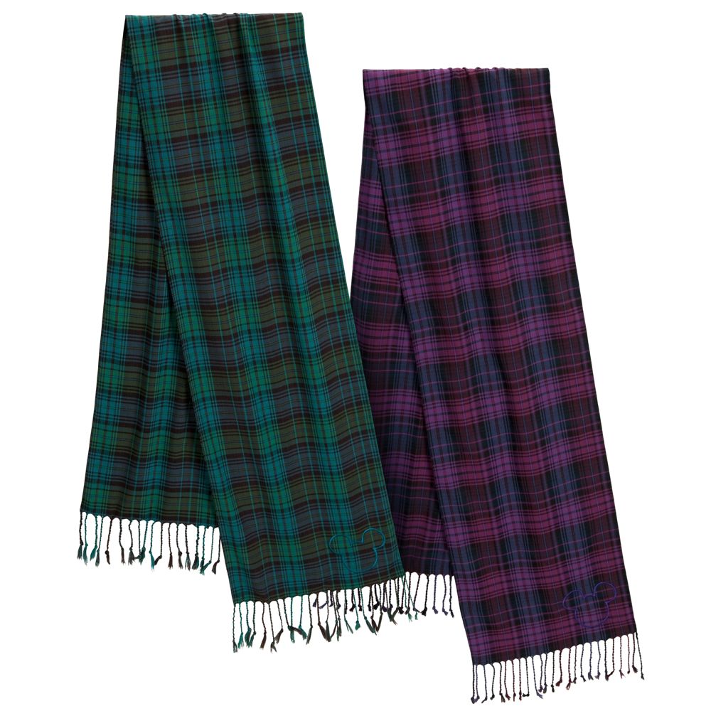 Plaid Mickey Mouse Scarf