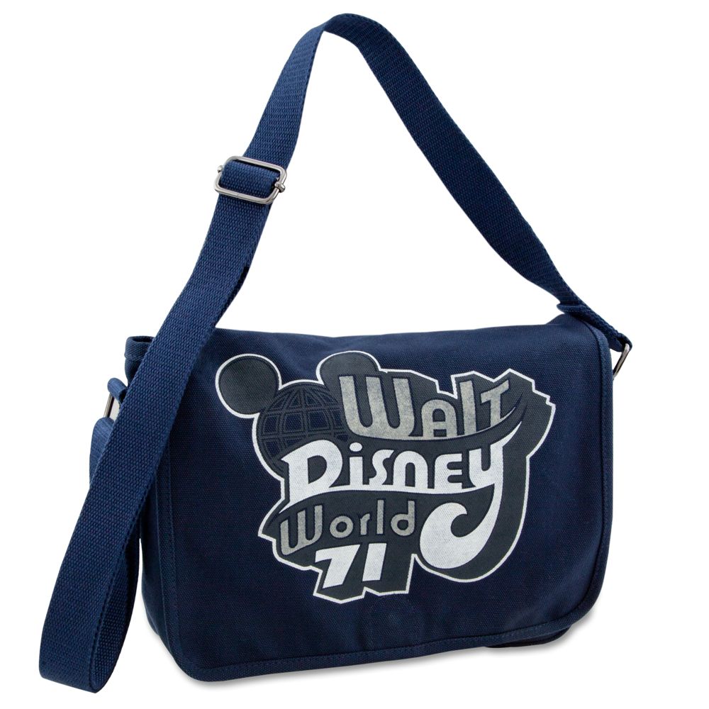 Canvas Walt Disney World Mini Messenger Bag -- Navy