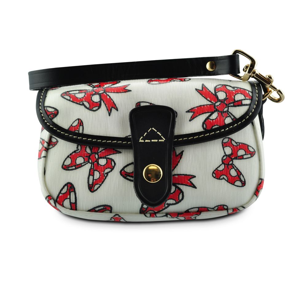 Minnie Mouse Bow Wristlet Bag by Dooney & Bourke -- White