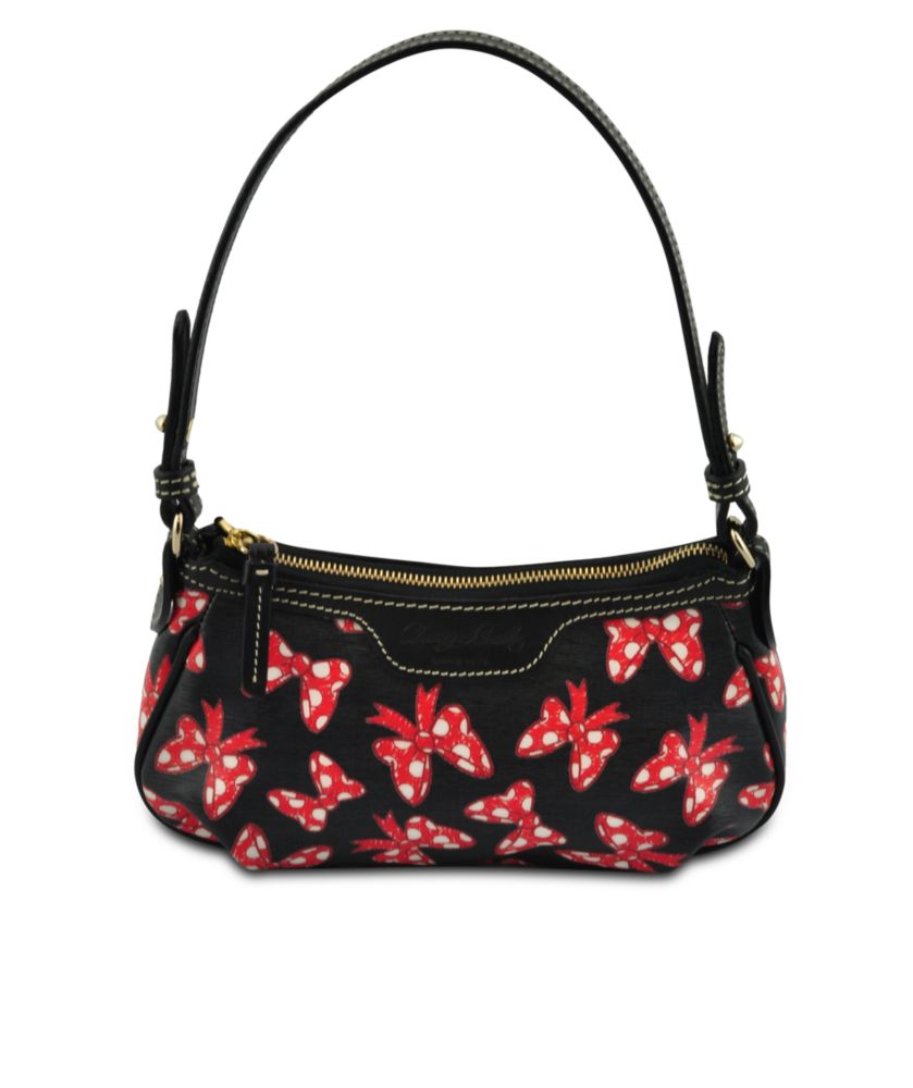 Minnie Mouse Bow Patty Pouchette Bag by Dooney & Bourke -- Black