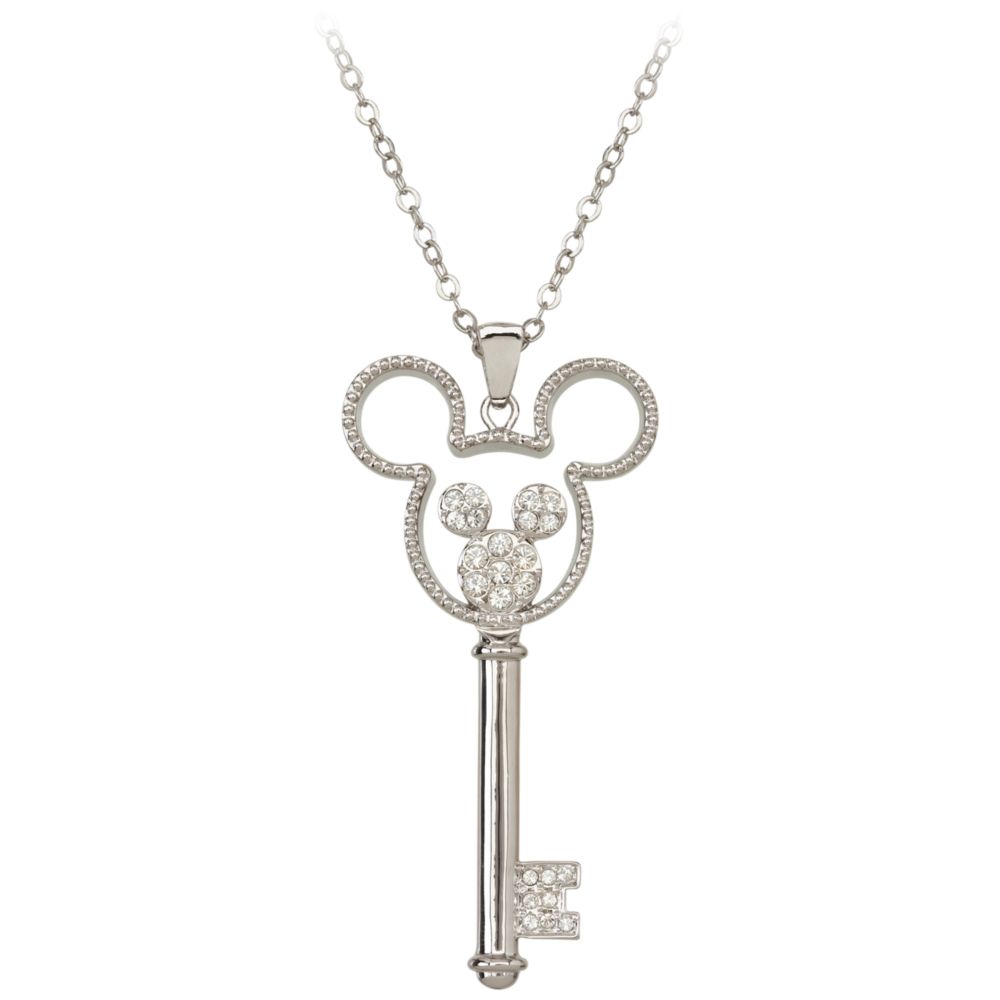 Crystal Key Mickey Mouse Necklace by Arribas -- Mouse Icon