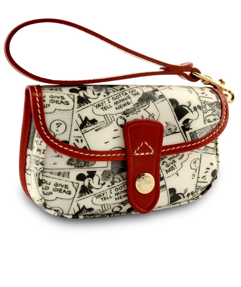 Online Exclusive Comic Strip Mickey Mouse Wristlet Bag by Dooney & Bourke
