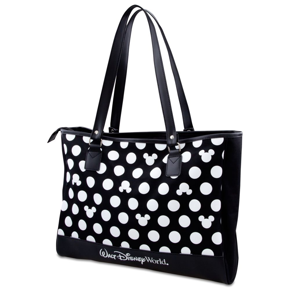 Polka Dot Walt Disney World Minnie Mouse Tote -- Black