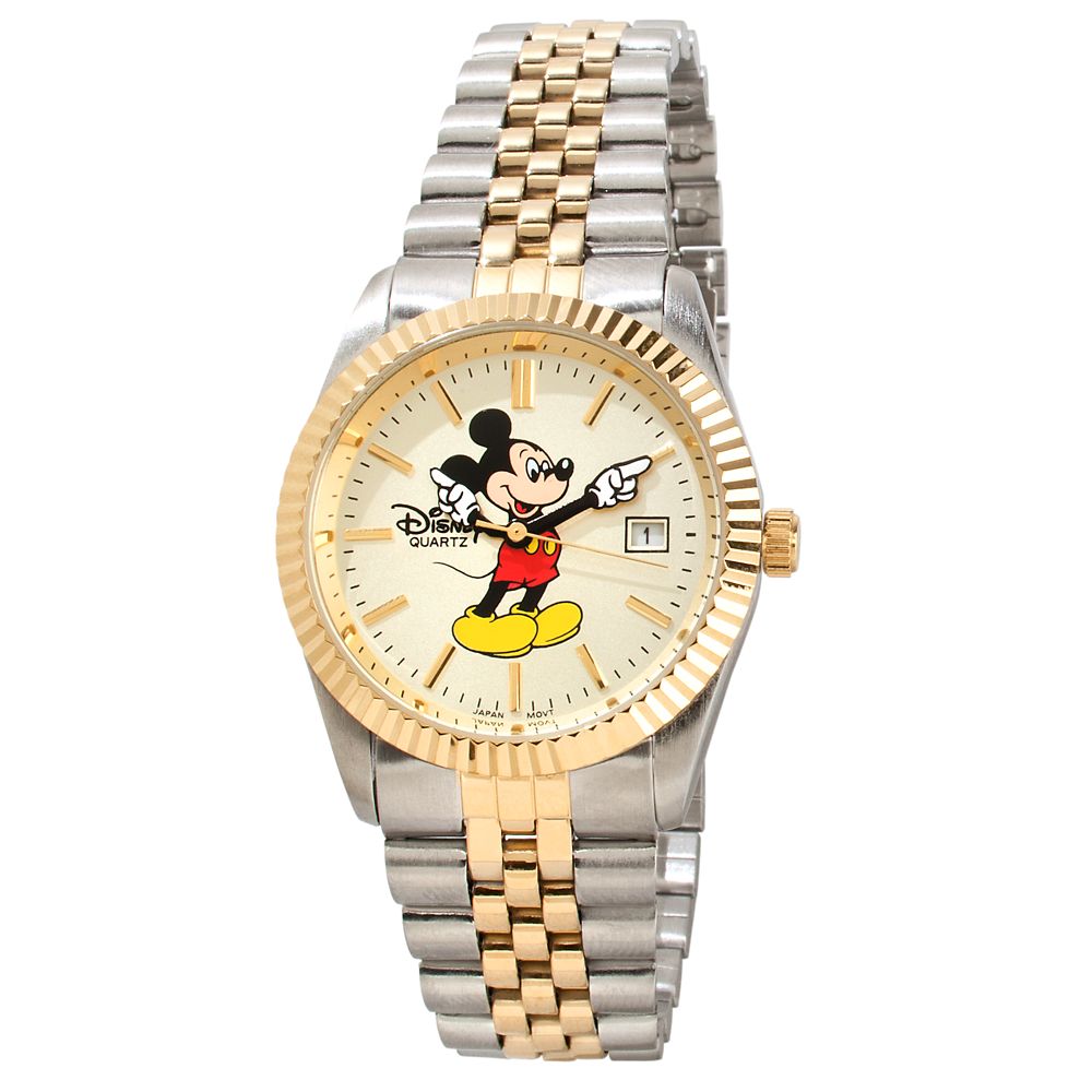 Two-Tone Hands Mickey Mouse Watch -- Large