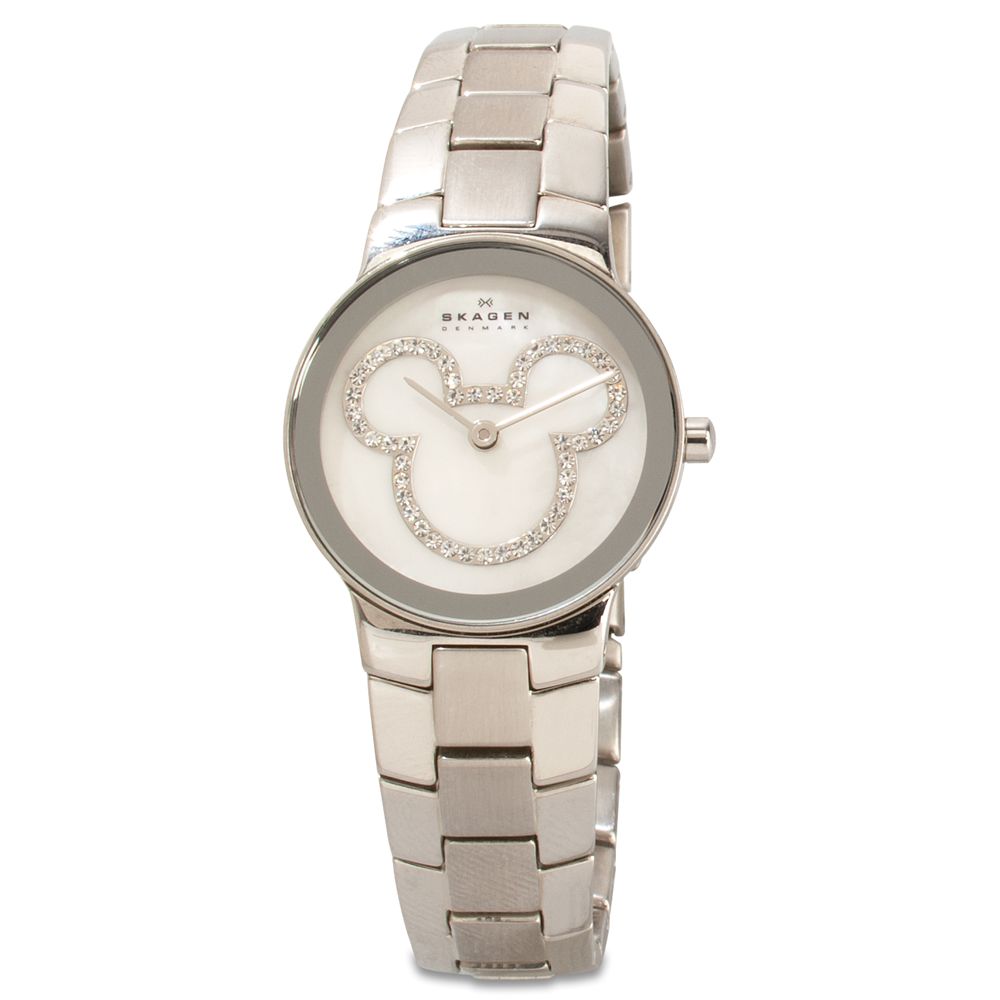 Pav&eacute; Crystal Icon Mickey Mouse Watch by Skagen
