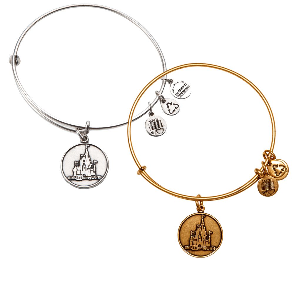 Cinderella Castle Bangle by Alex and Ani - Walt Disney World - Silver