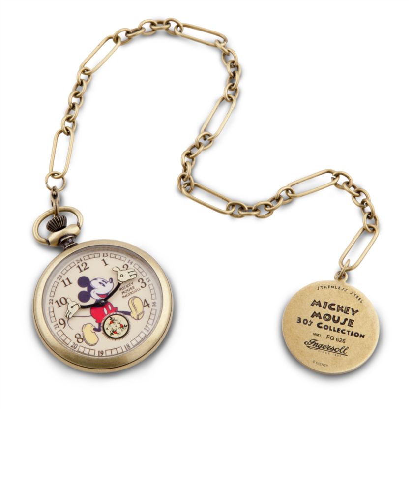 Mickey Mouse Pocket Watch Replica for Adults by Ingersoll