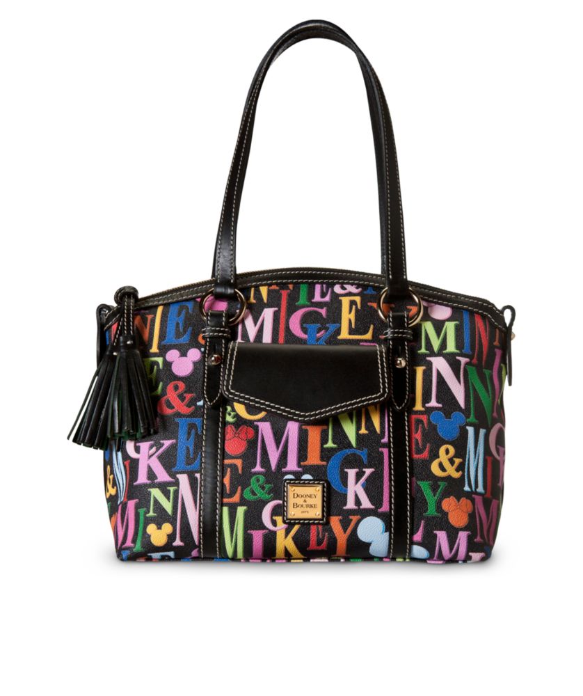 Mickey and Minnie Mouse Rainbow Pocket Satchel by Dooney & Bourke