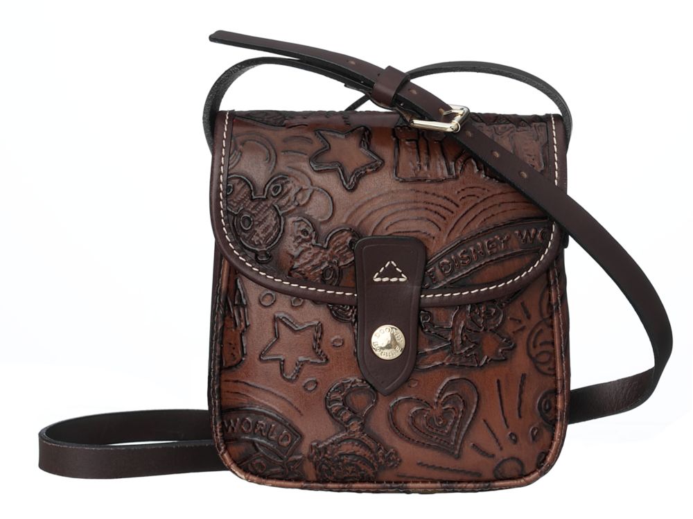 Disney Sketch Leather Small Crossbody Bag by Dooney  Bourke - Brown