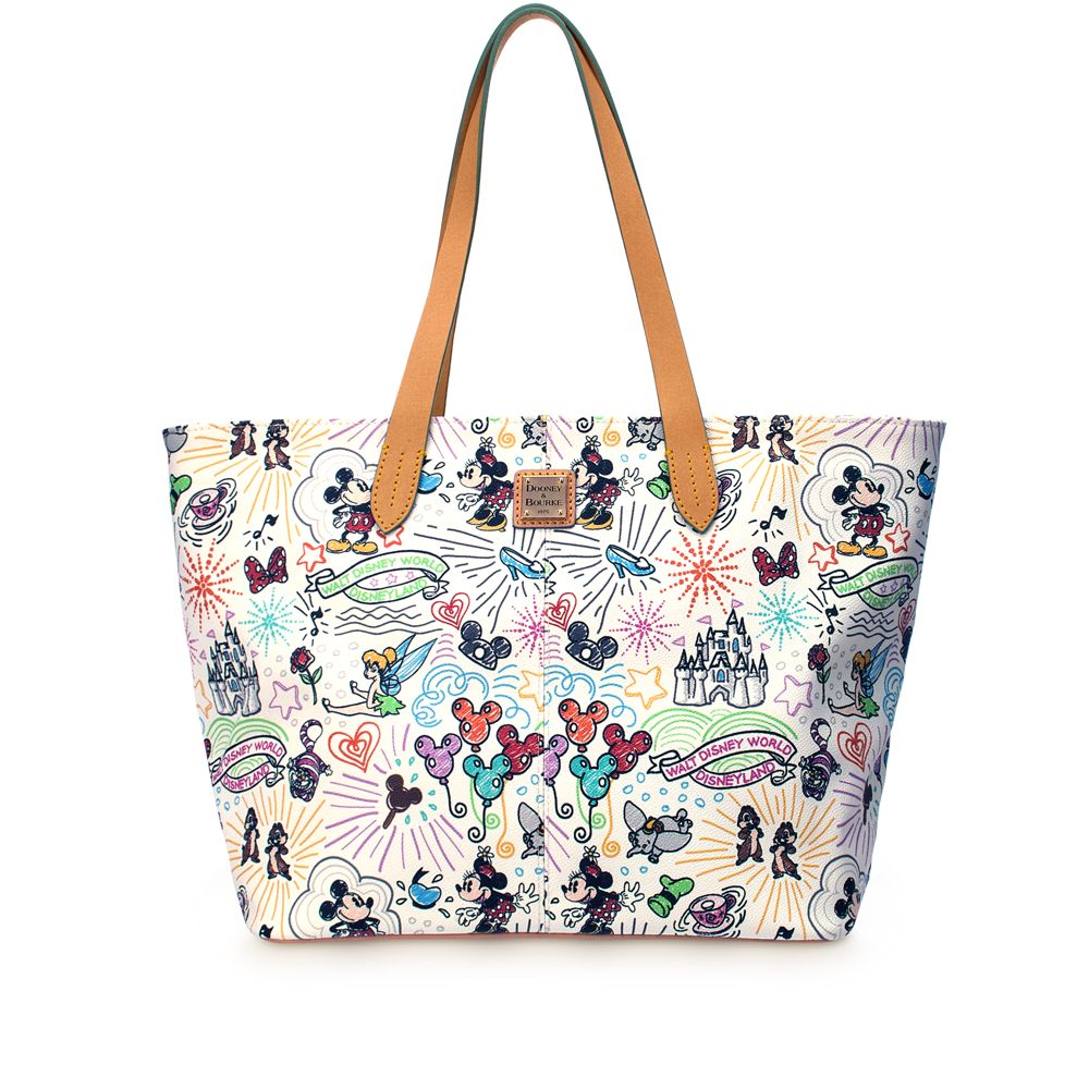 Disney Sketch Large Zip Shopper by Dooney  Bourke