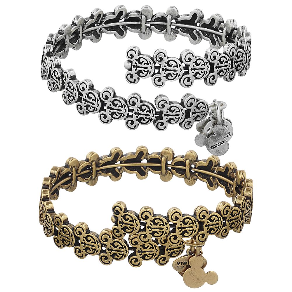 Mickey Mouse Filigree Wrap Bracelet by Alex and Ani