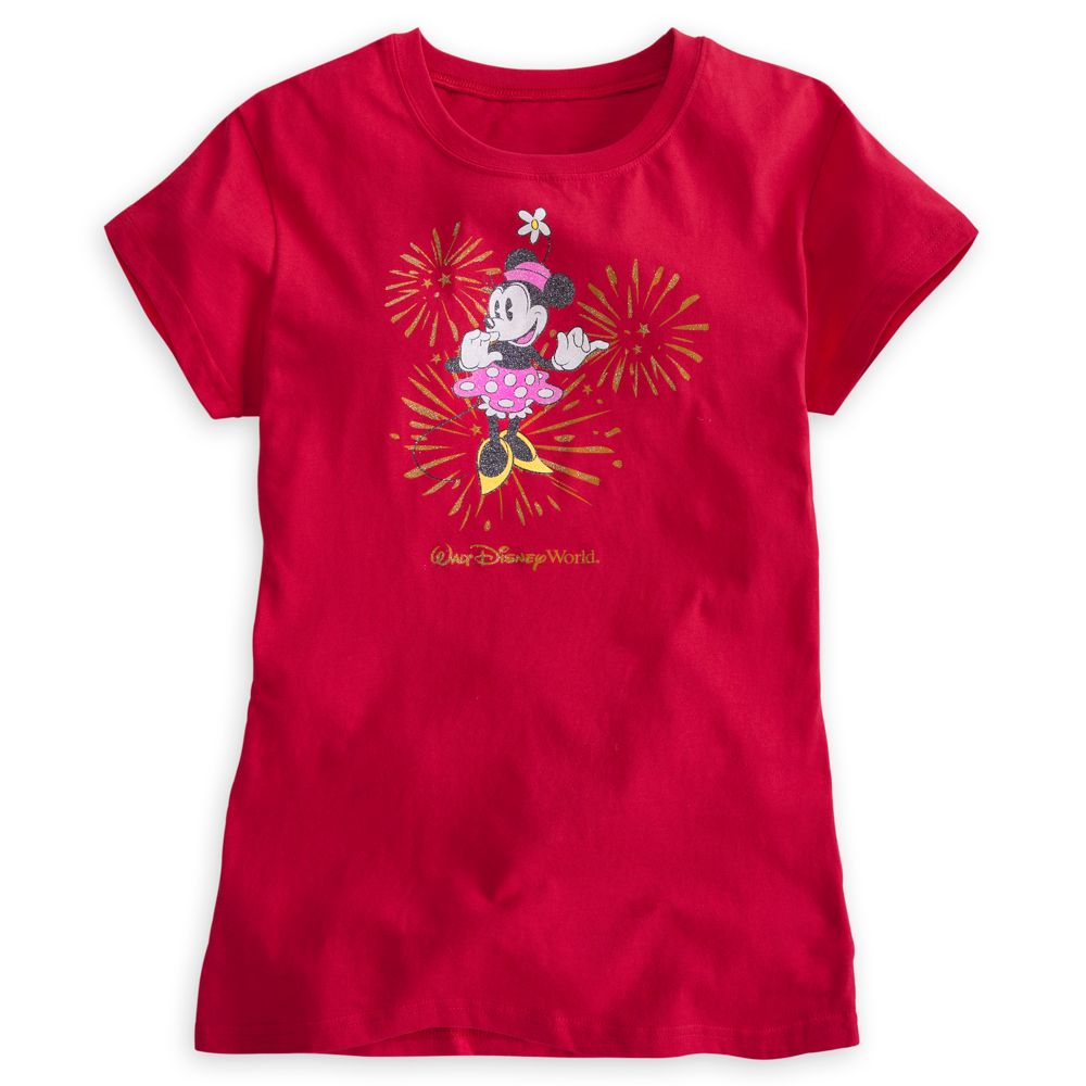 Minnie Mouse Glitter Tee for Women - Walt Disney World