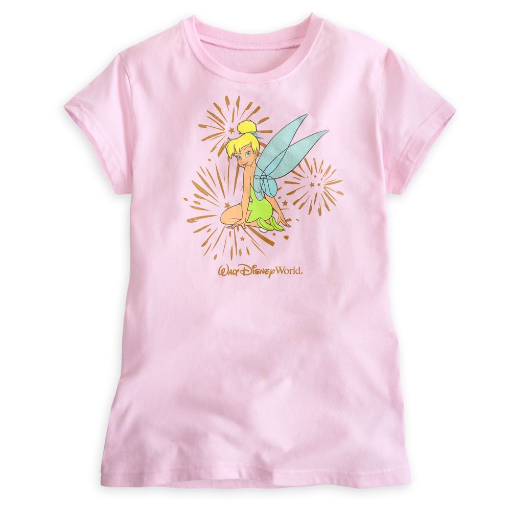 Tinker Bell Glitter Tee for Women - Walt Disney World
