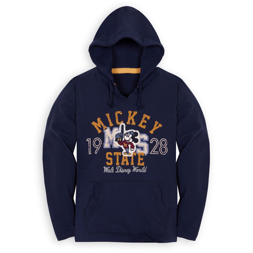 Hooded Fleece Walt Disney World Mascot Mickey Mouse Tee for Adults