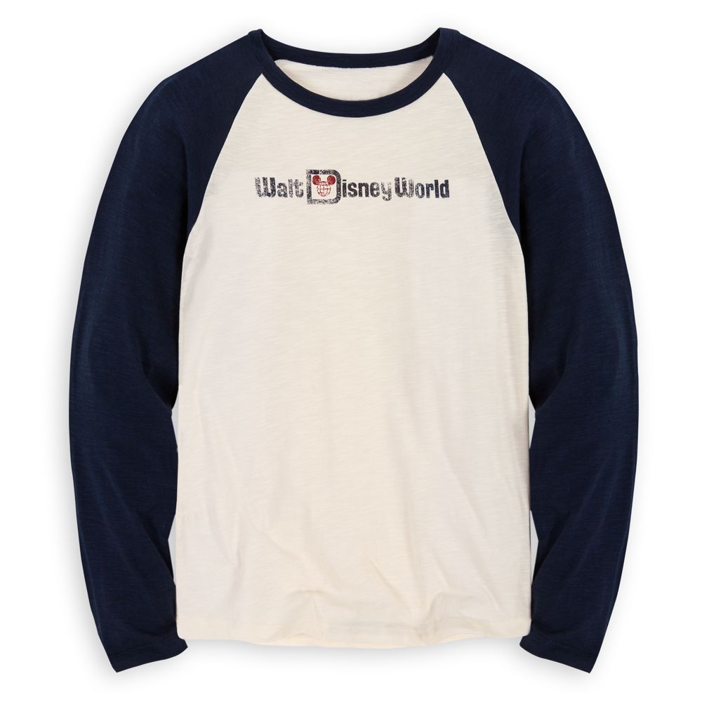 Vintage-Style Raglan Walt Disney World Tee for Adults